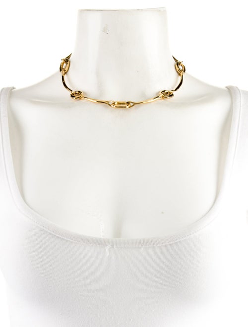 Goossens Paris Pavot Chain Collar Necklace