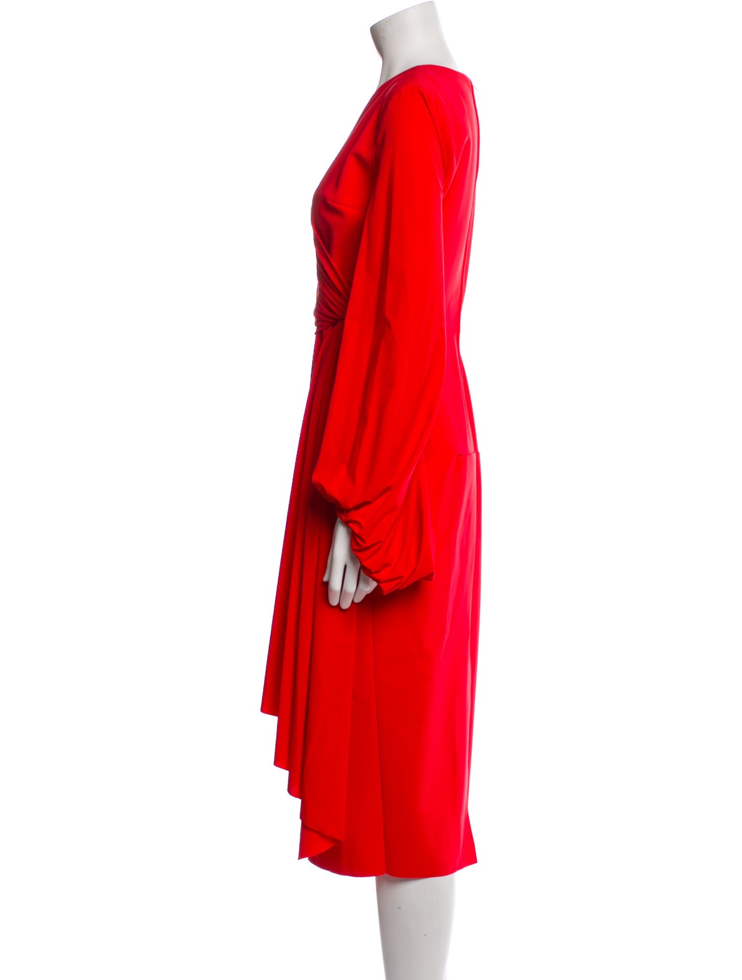 Greta Constantine V-Neck Midi Length Dress