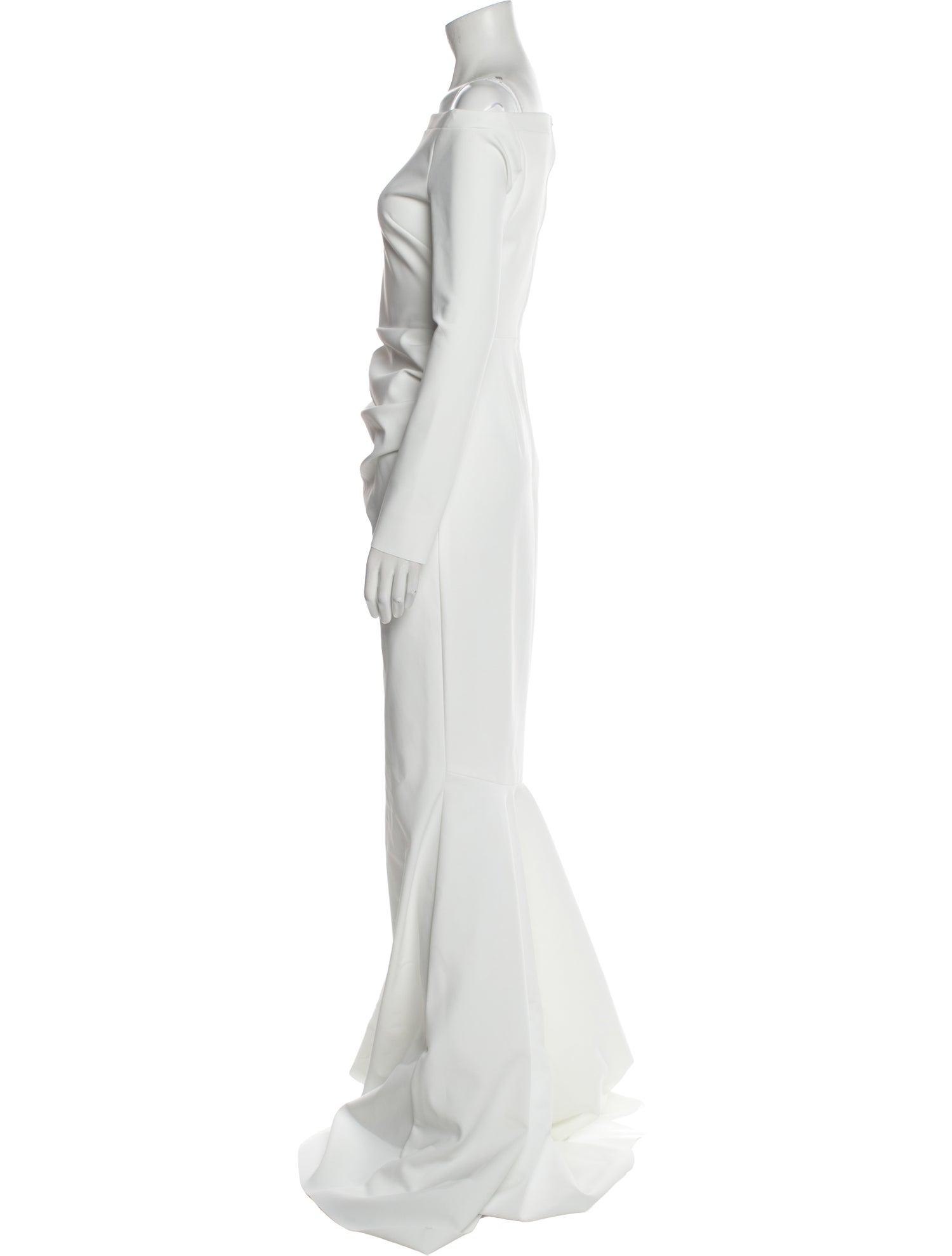 Greta Constantine One-Shoulder Long Dress
