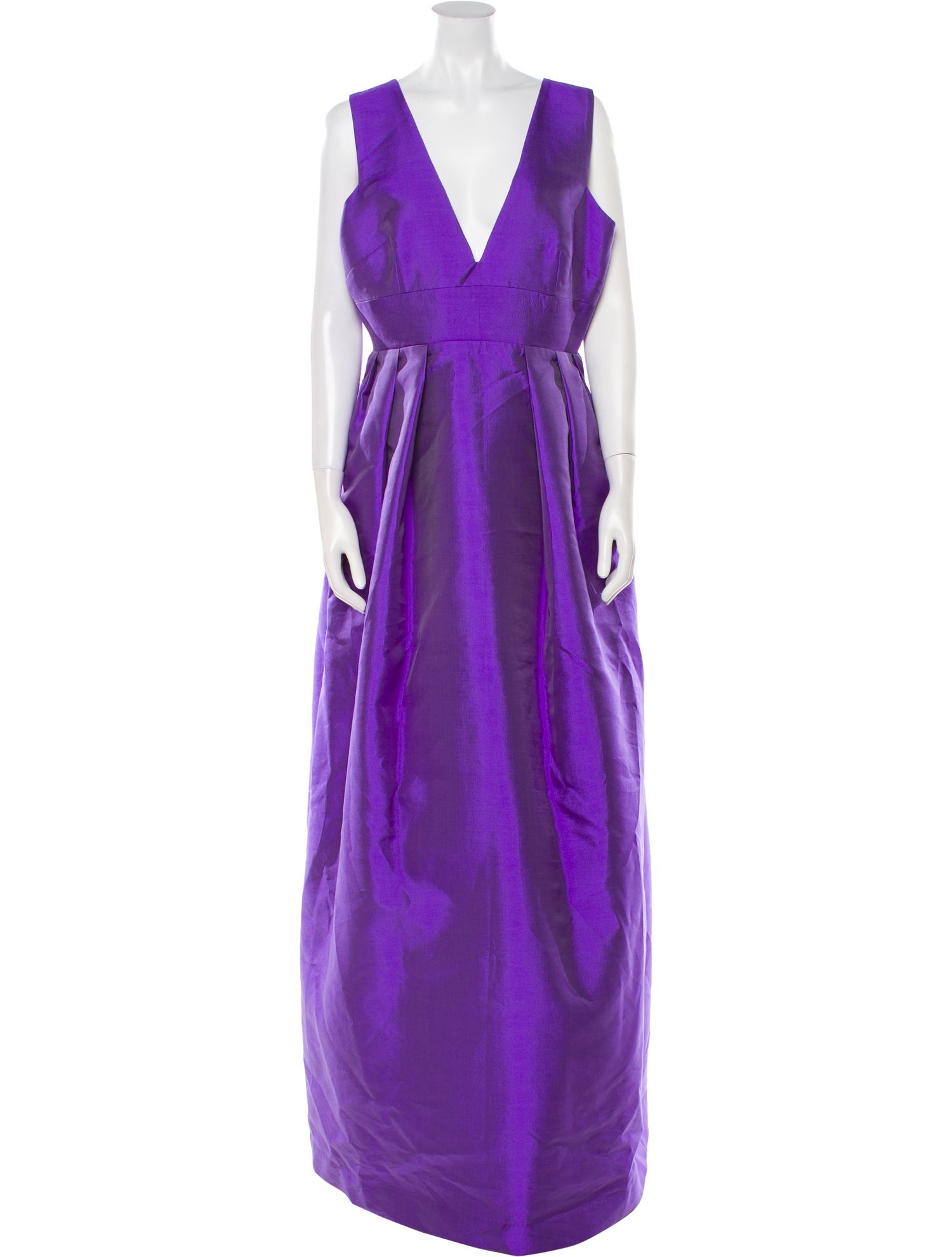 Greta Constantine V-Neck Long Dress