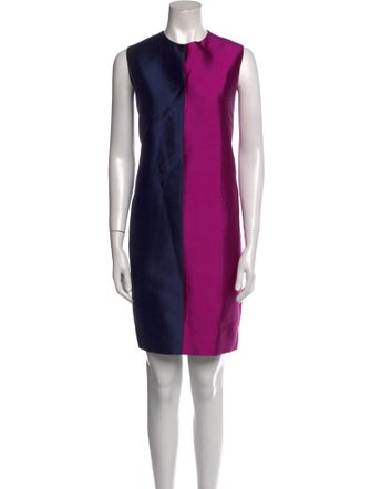 Greta Constantine Silk Knee-Length Dress