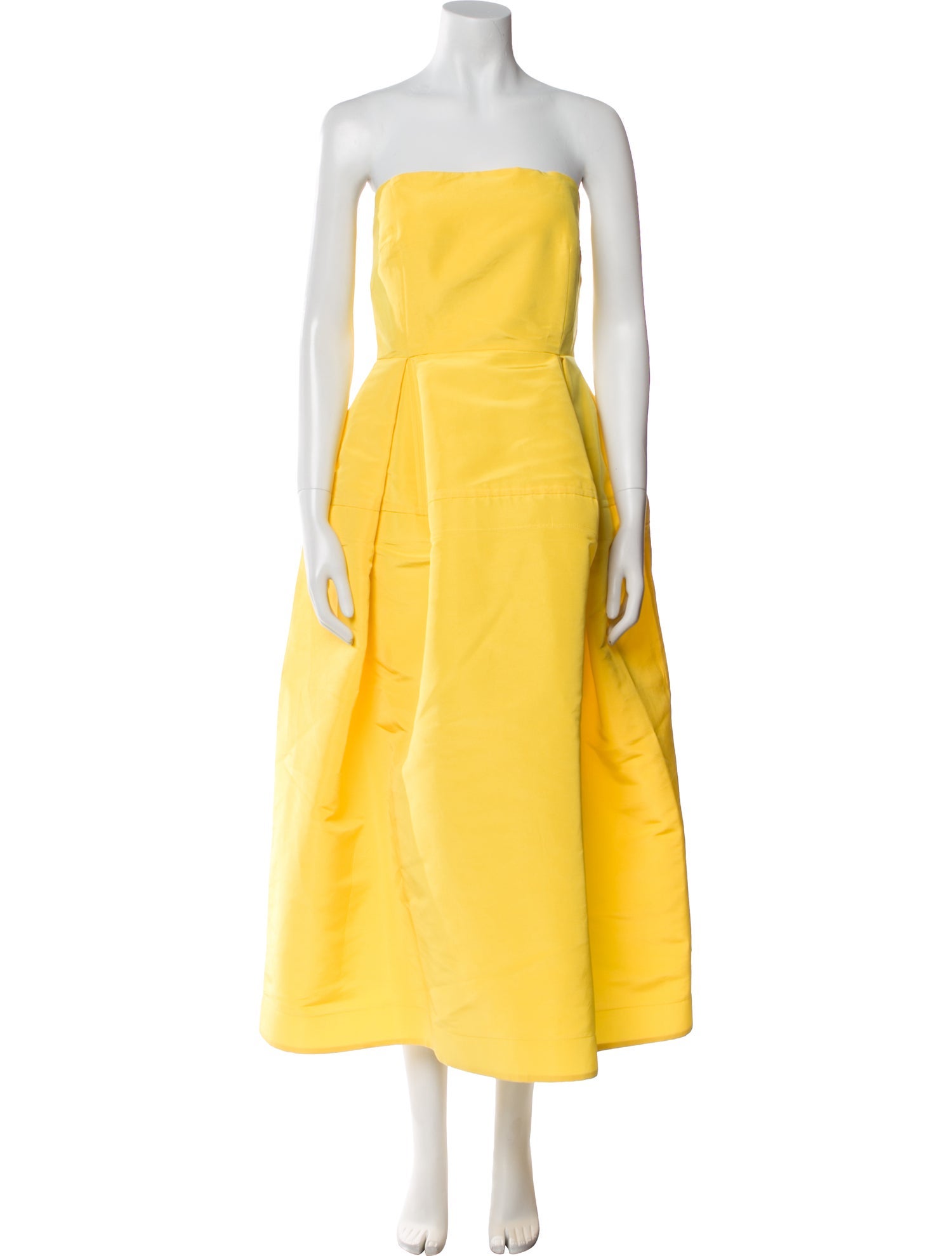 Greta Constantine Silk Midi Length Dress