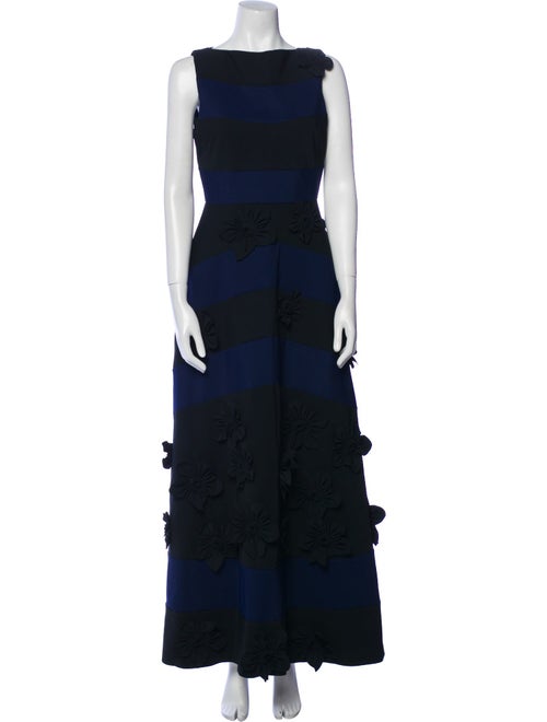 Greta Constantine Striped Long Dress