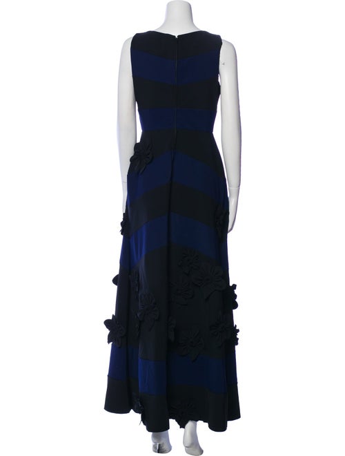 Greta Constantine Striped Long Dress