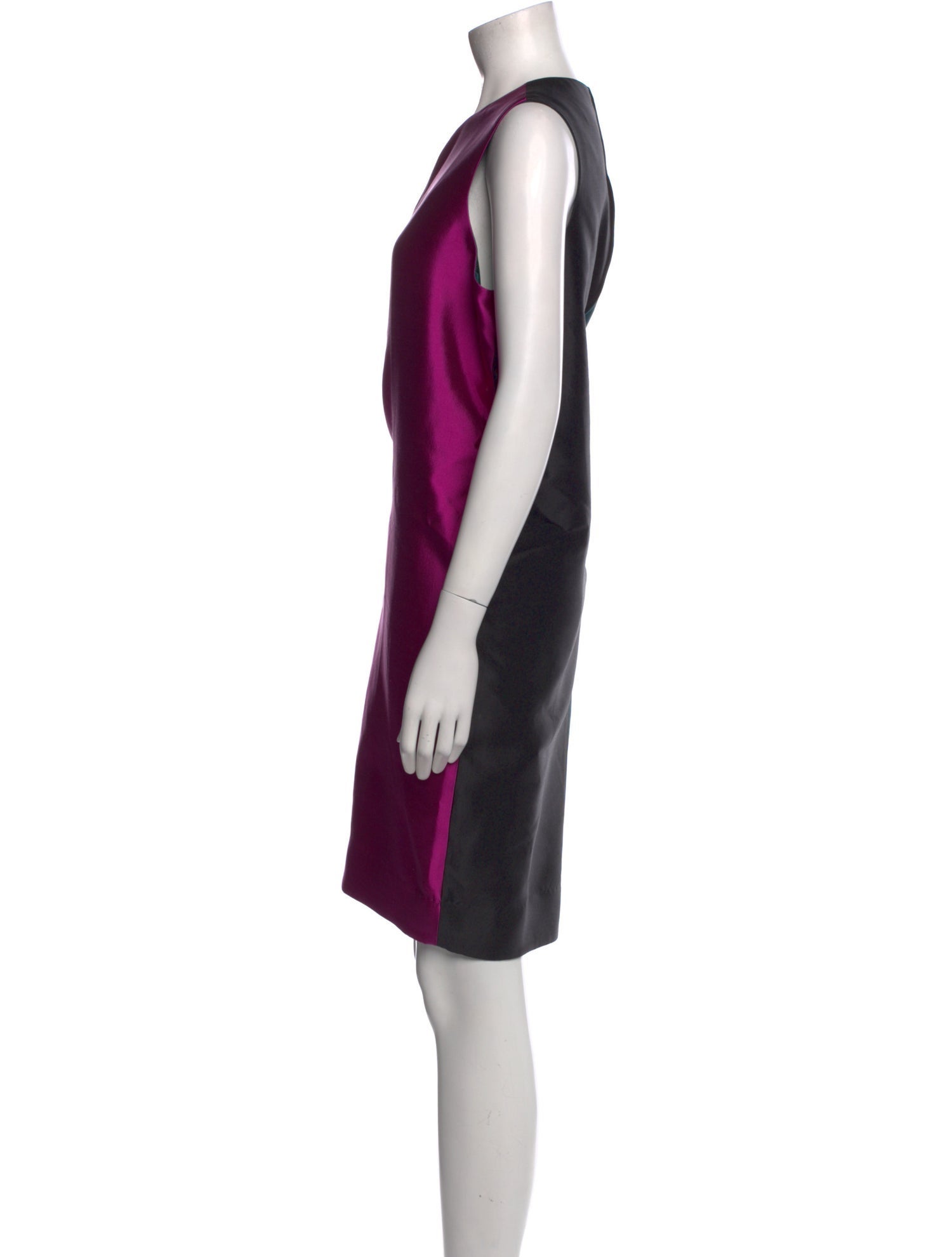 Greta Constantine Silk Knee-Length Dress