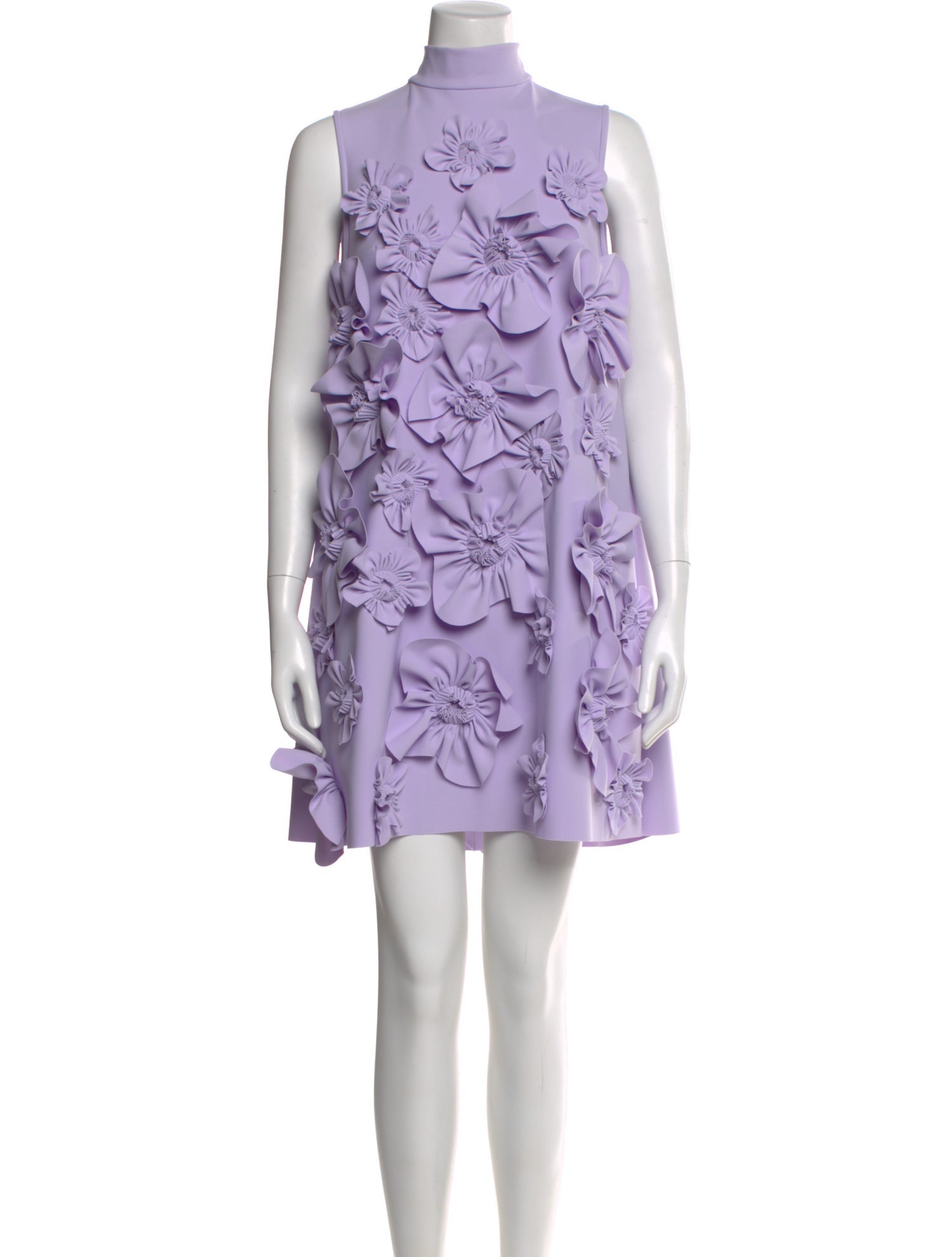 Greta Constantine Mock Neck Mini Dress