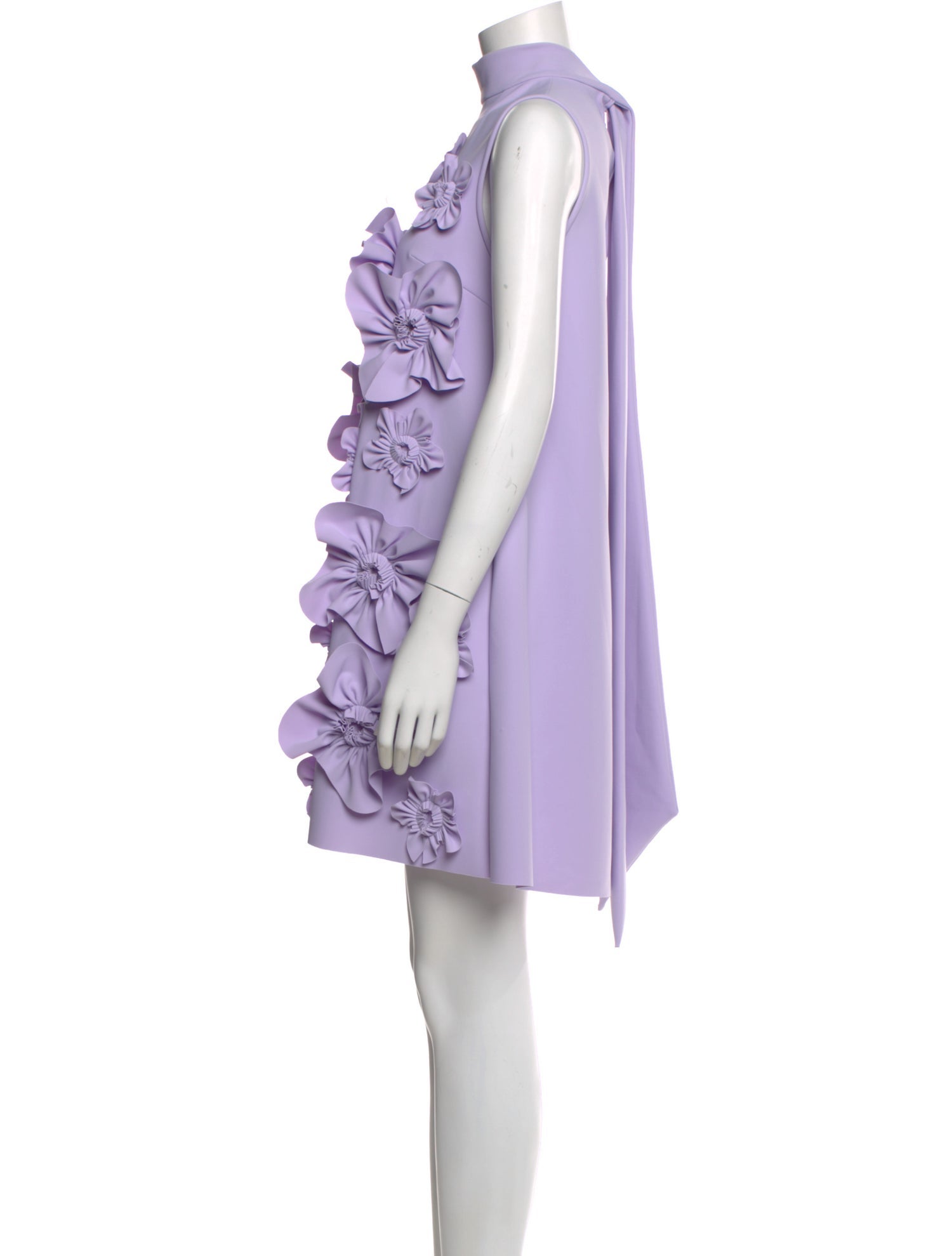 Greta Constantine Mock Neck Mini Dress