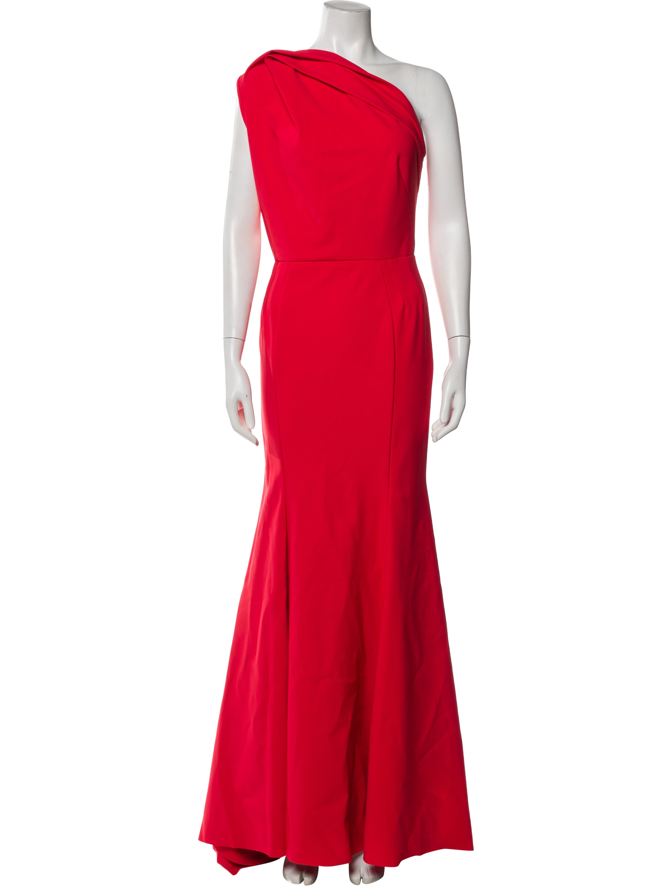 Greta Constantine One-Shoulder Long Dress