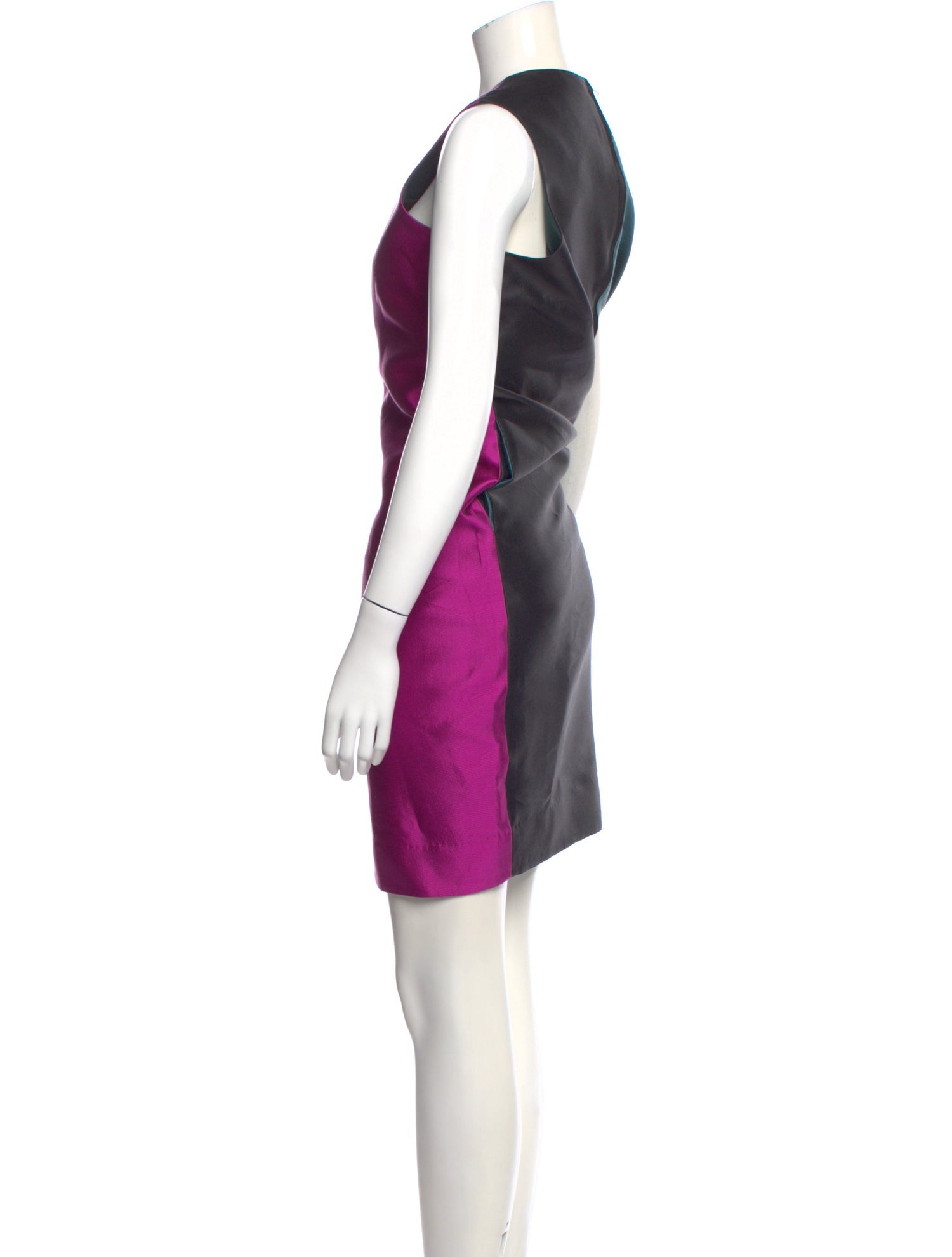 Greta Constantine Silk Knee-Length Dress w/ Tags