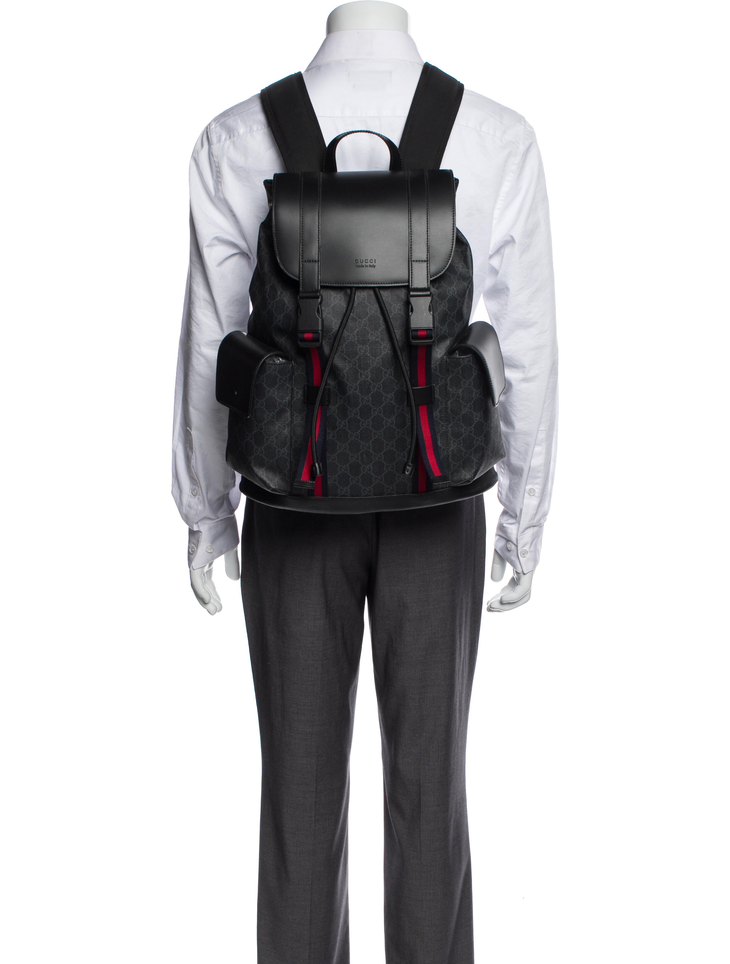 Gucci GG Supreme Web Backpack