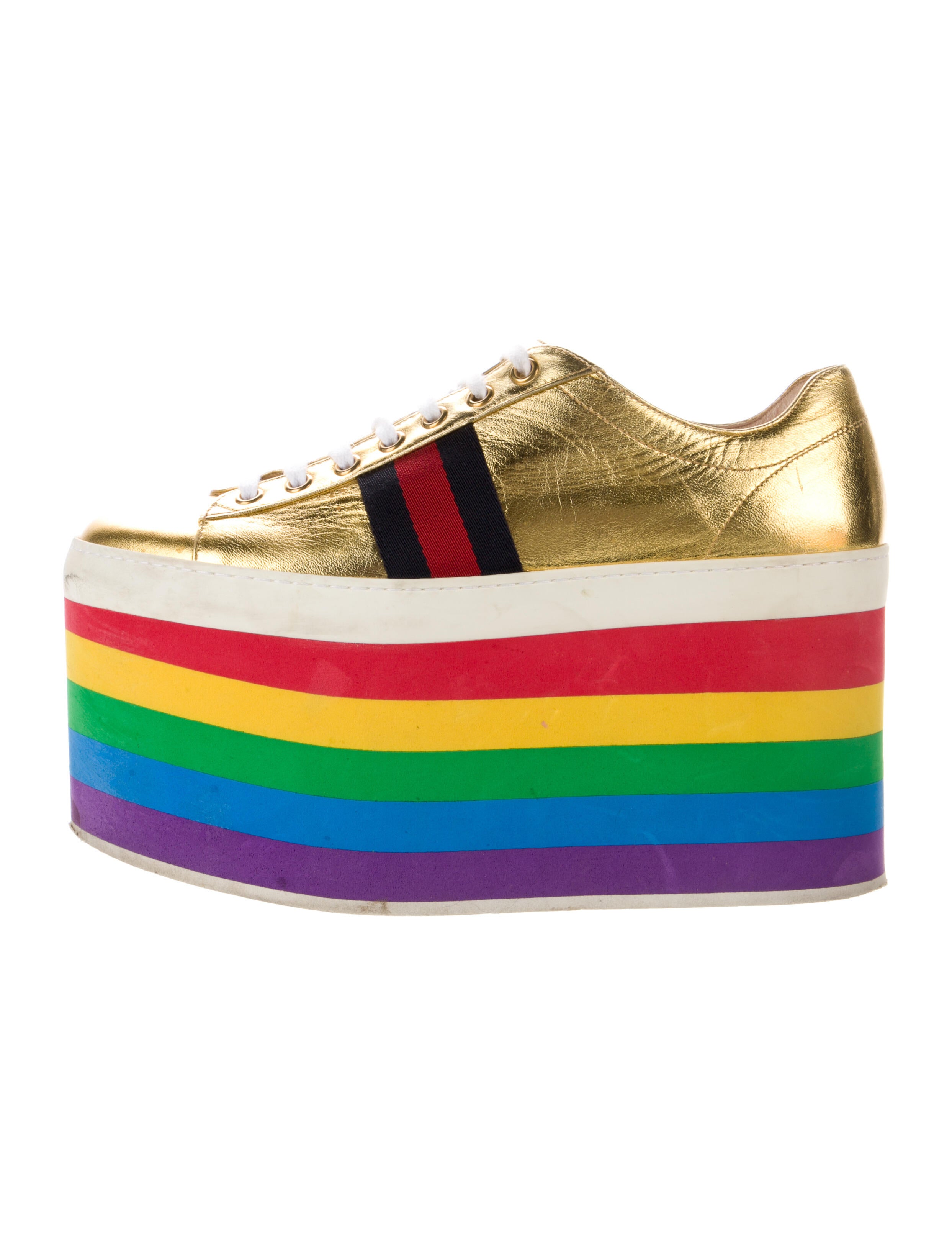 gucci high platform sneakers