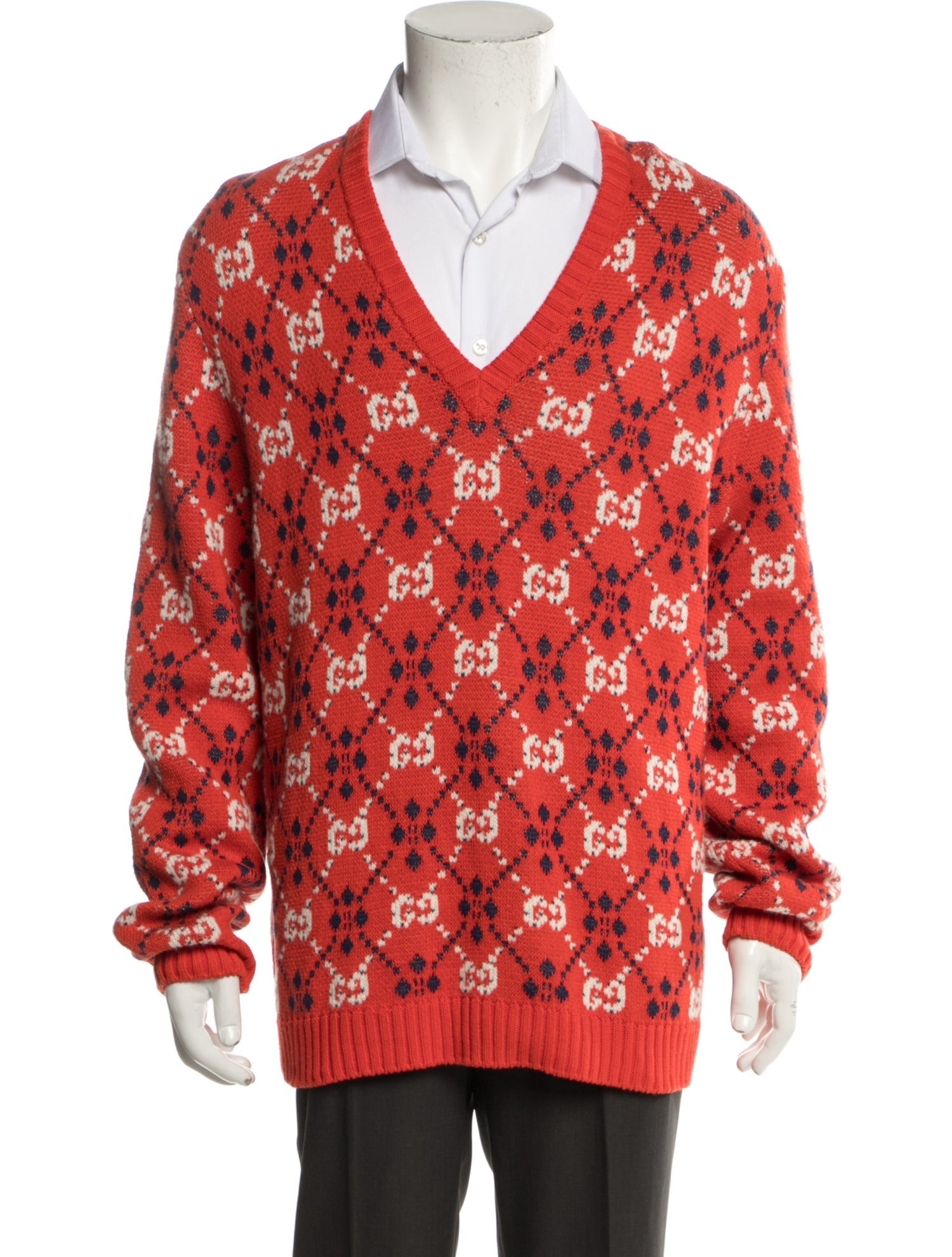 Gucci GG Signature Printed Pullover