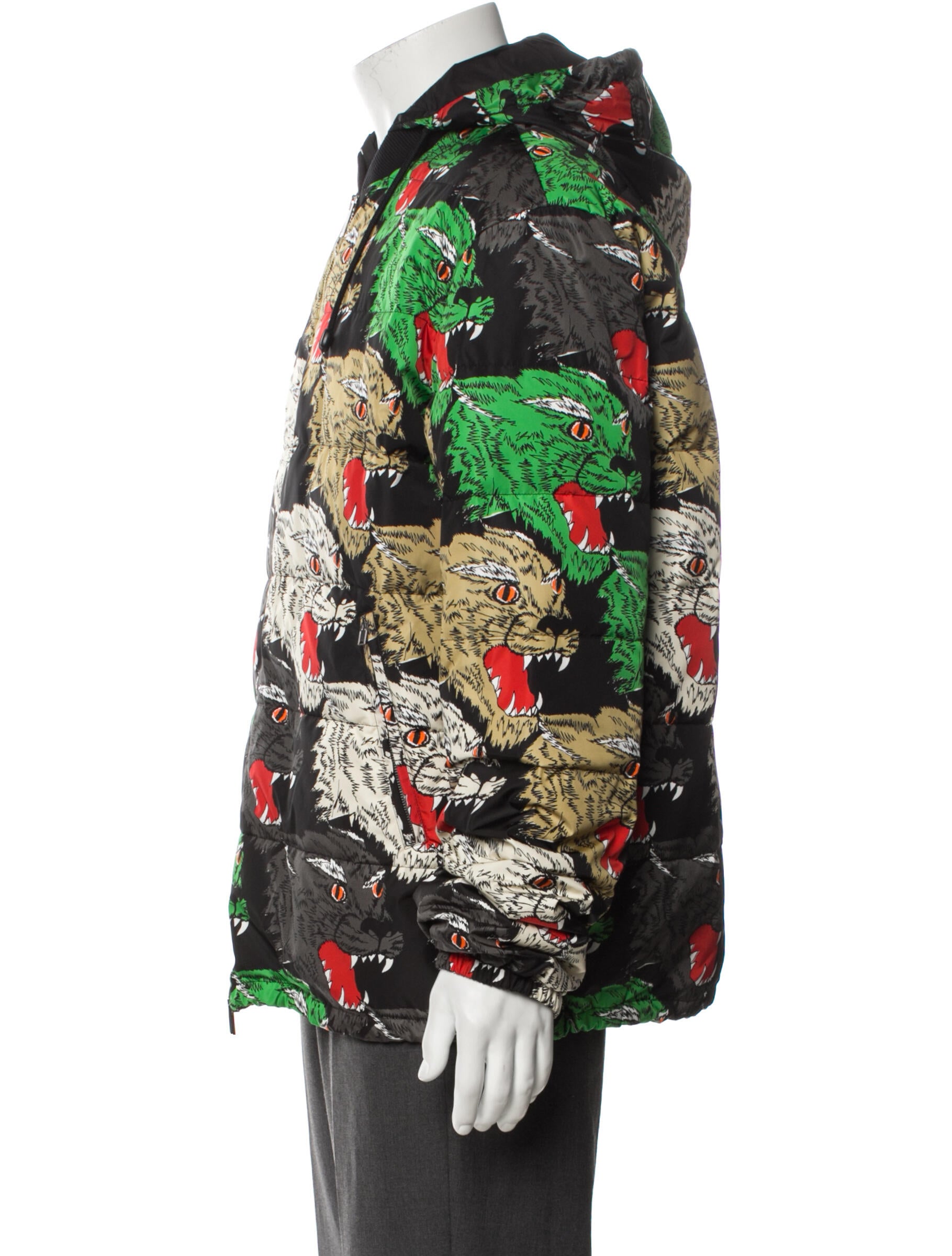 Gucci 2018 Printed Puffer Coat