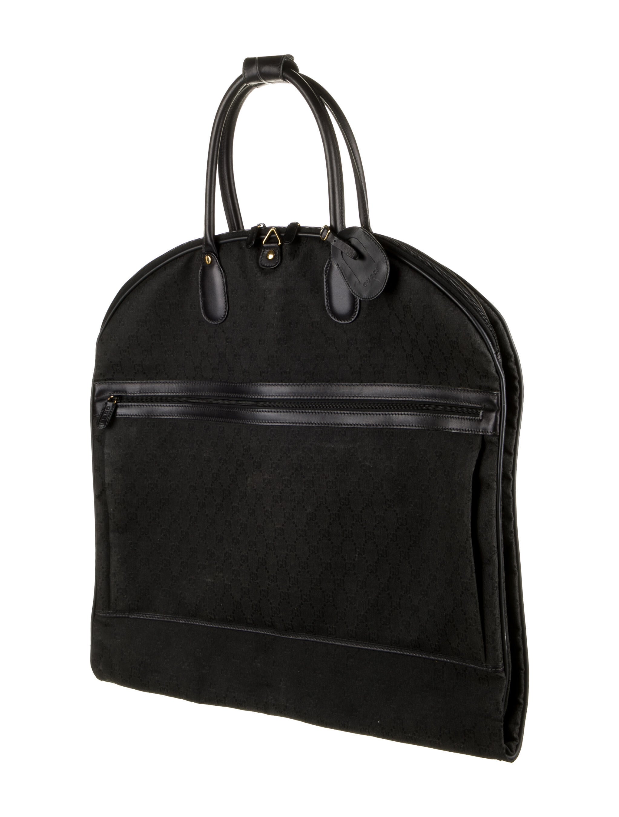 Gucci GG Canvas Garment Bag Black Garment Covers, Bags GUC1011253 The RealReal