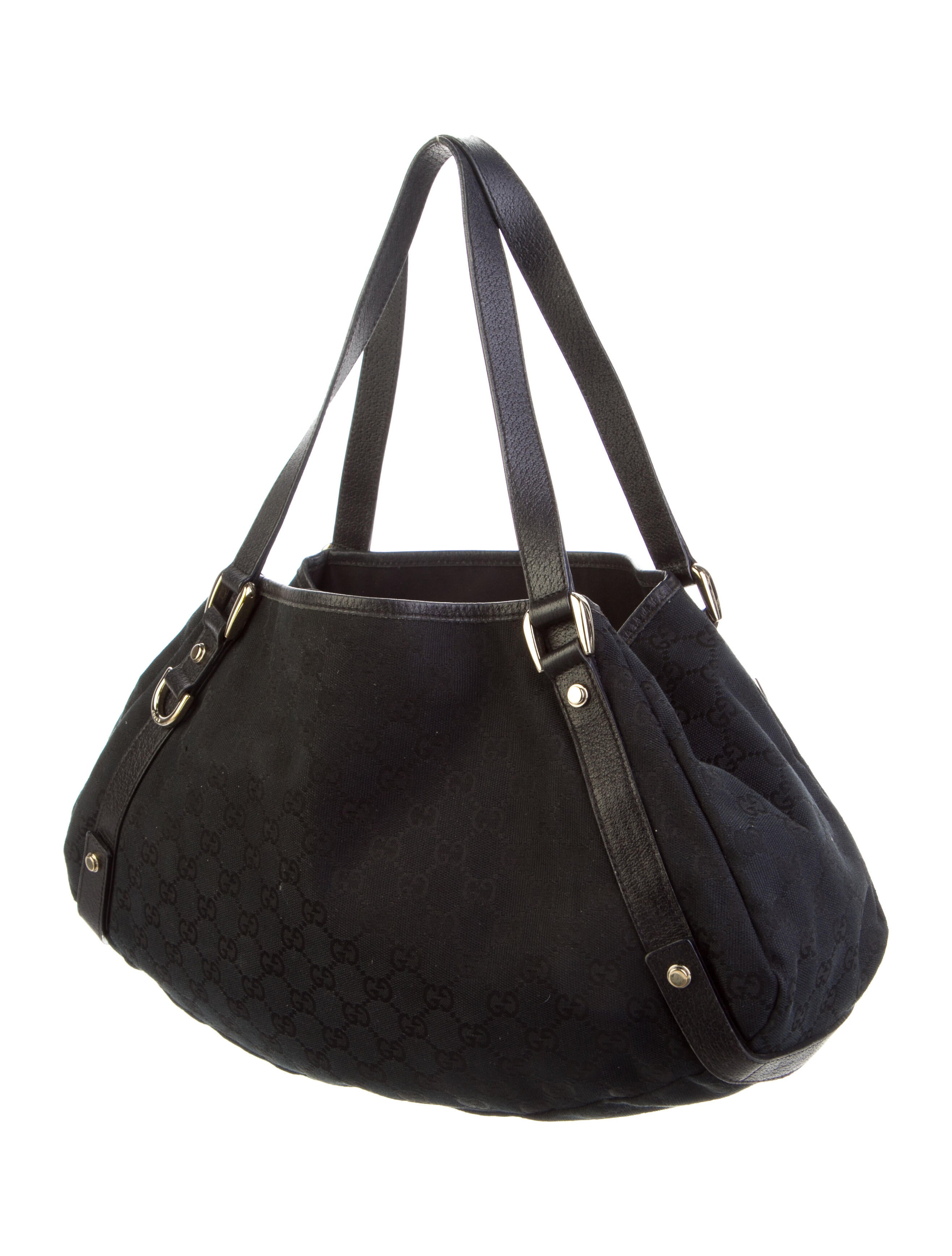 Gucci GG Canvas Abbey Shoulder Bag Black Shoulder Bags, Handbags GUC1017632 The RealReal