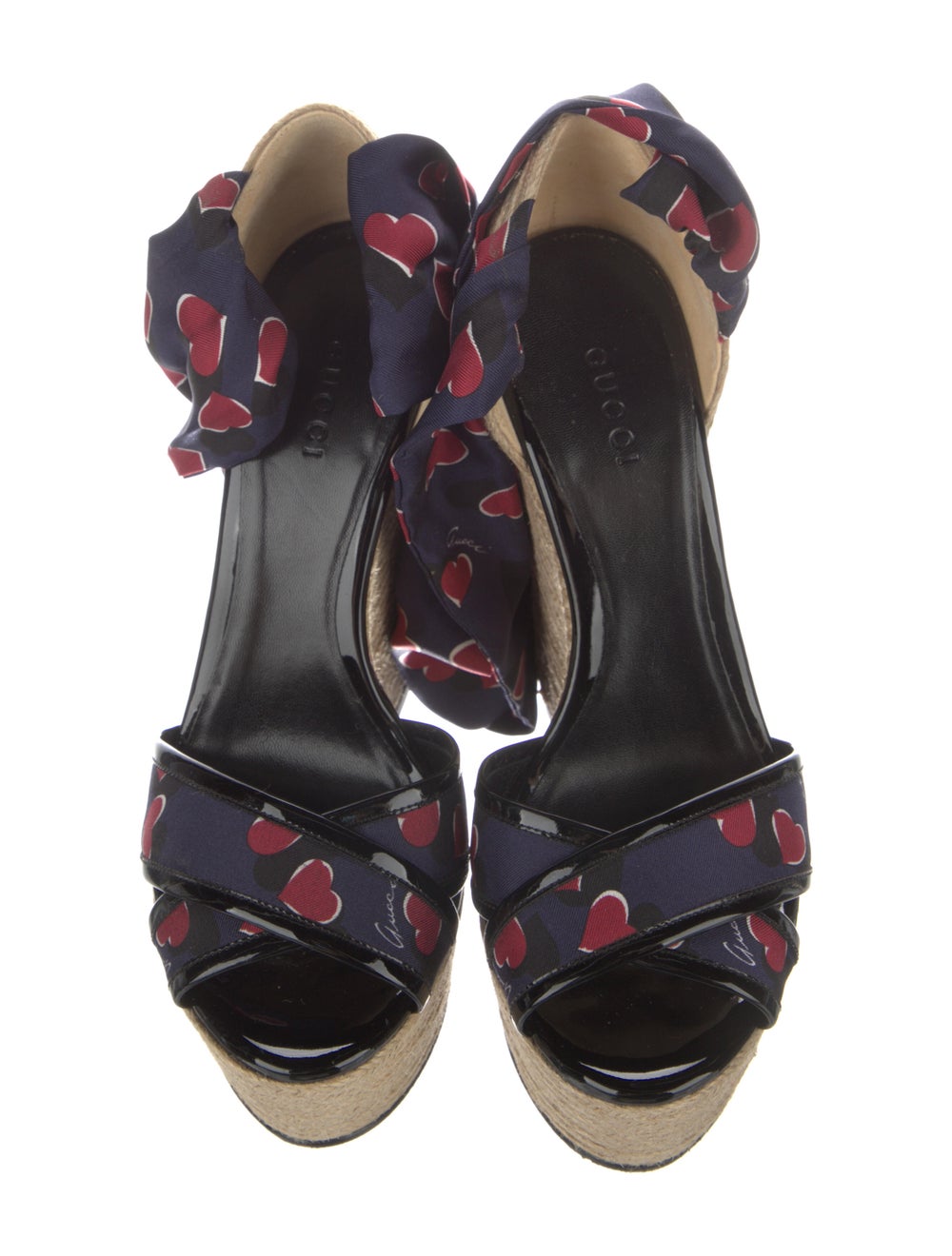 Gucci Satin Printed Espadrilles - image 3