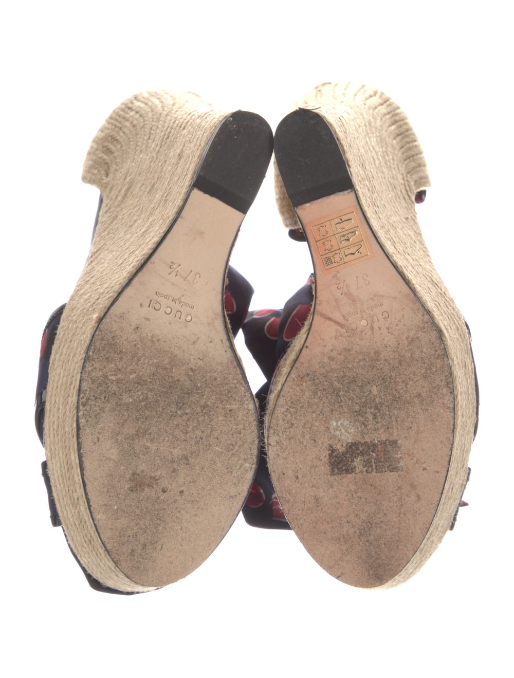 Gucci Satin Printed Espadrilles - image 5