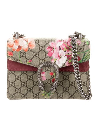 Gucci Medium GG Supreme Blooms Dionysus Shoulder Bag