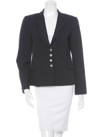 Gucci Long Sleeve Button-Up Blazer