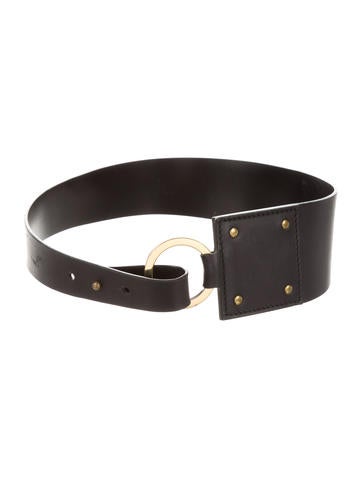 Gucci Leather Logo Belt