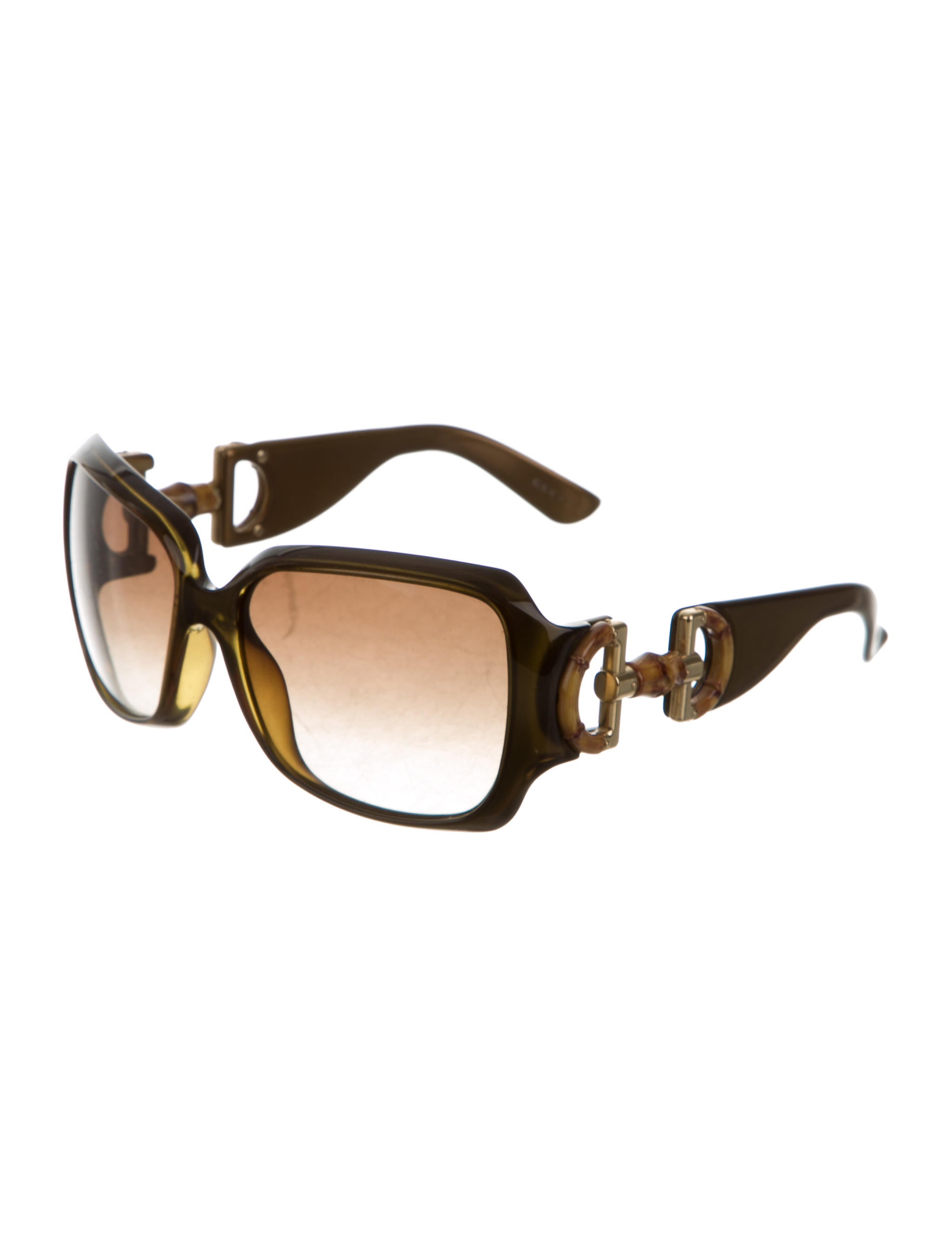 Gucci Bamboo Horsebit Sunglasses - Accessories - GUC103141 | The RealReal