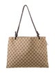 Gucci GG Canvas Braided Handle Tote