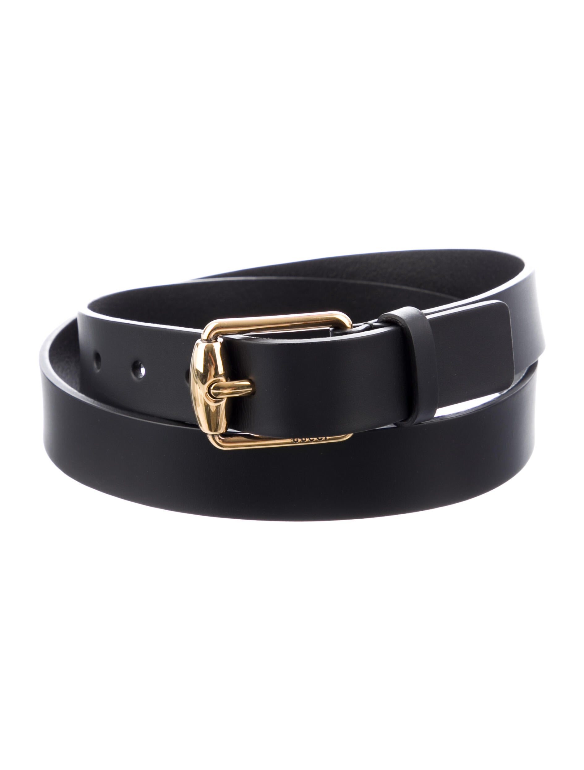 Gucci Leather Belt Black Belts, Accessories GUC1038621 The RealReal