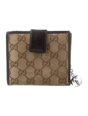 Gucci GG Canvas Canvas Compact Wallet