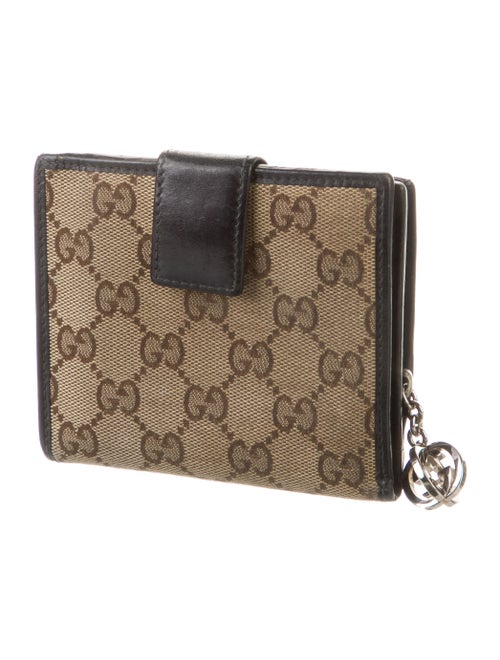 Gucci GG Canvas Canvas Compact Wallet