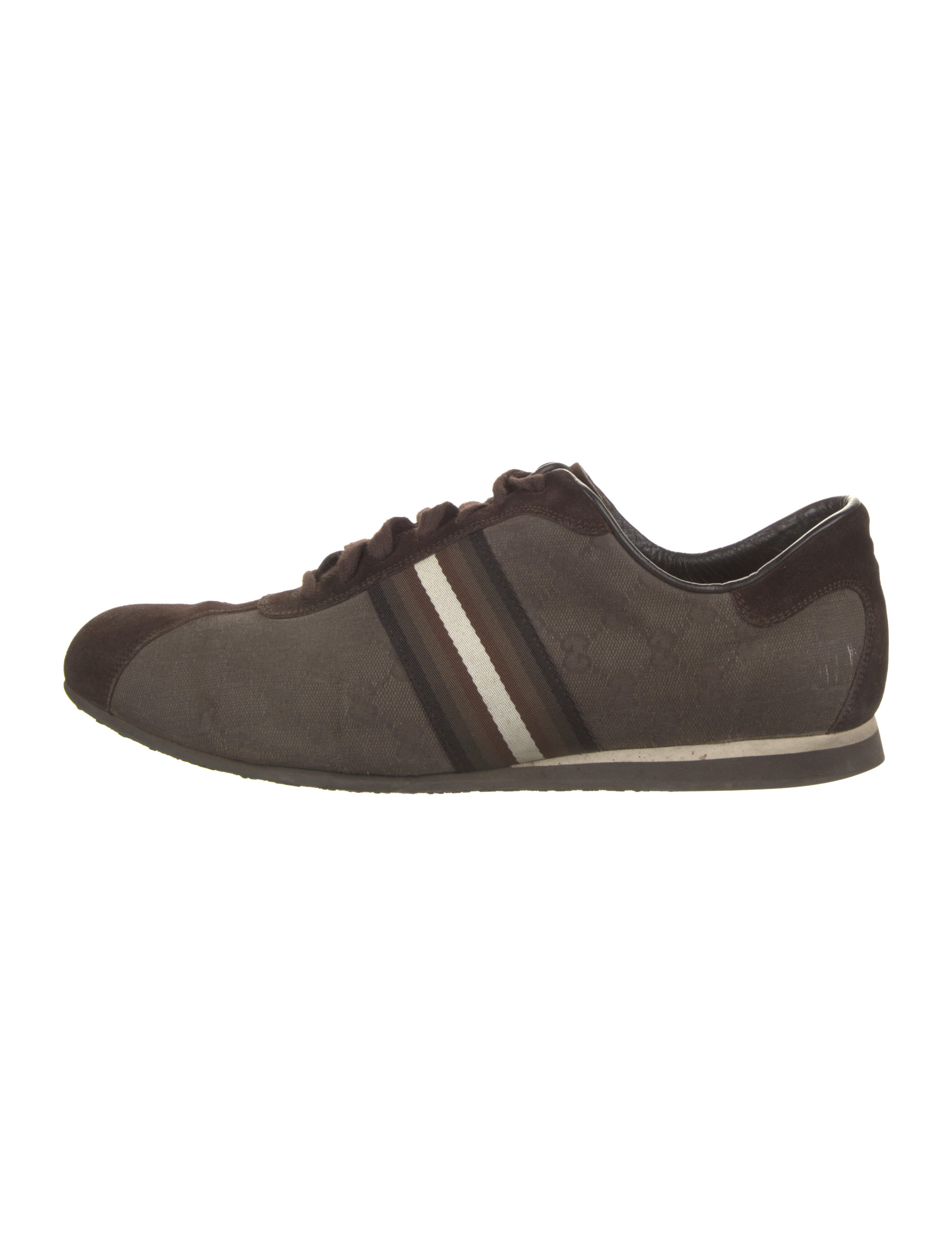 mens gucci canvas sneakers