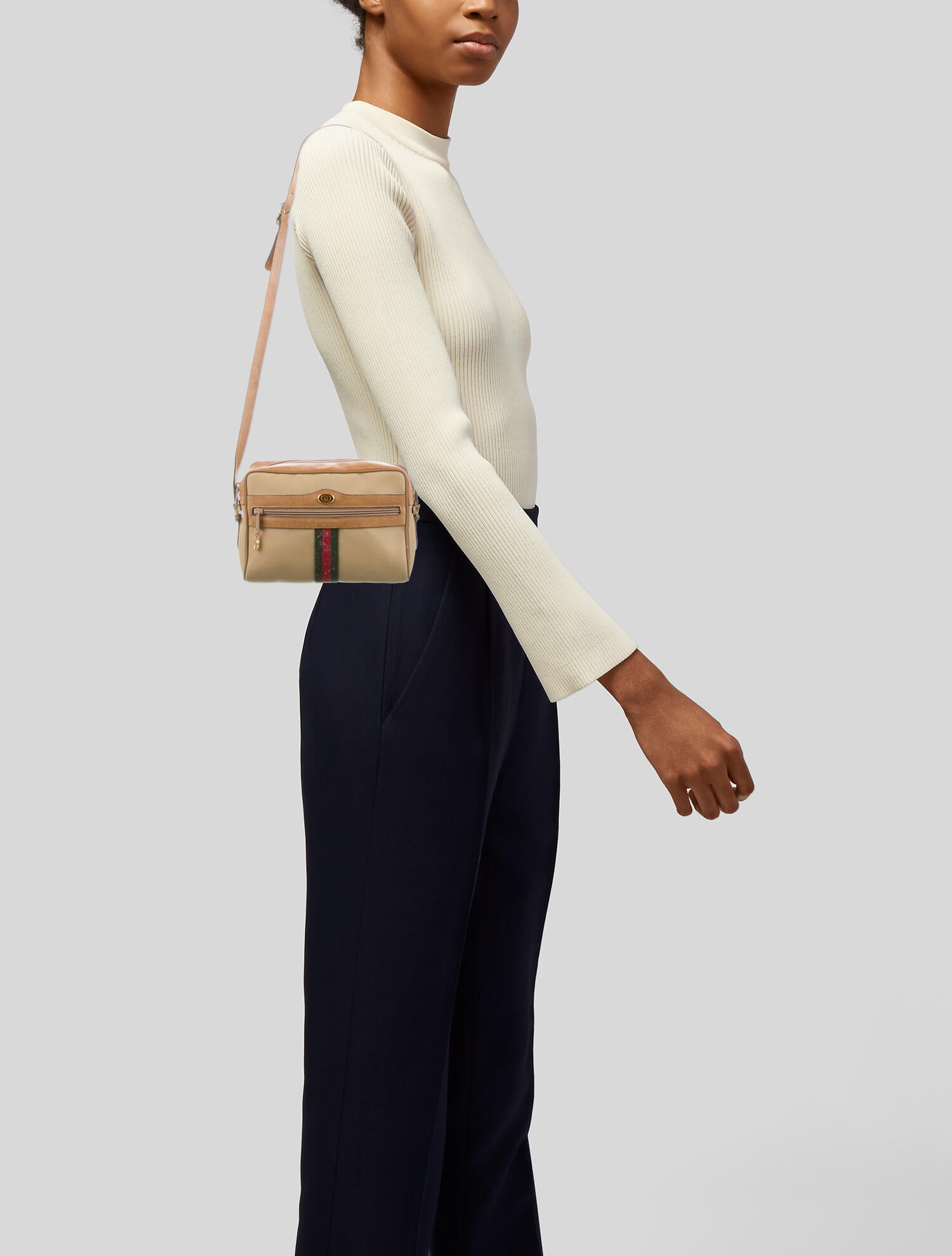 Gucci  Ophidia Camera Bag Neutrals Crossbody Bags, Handbags
