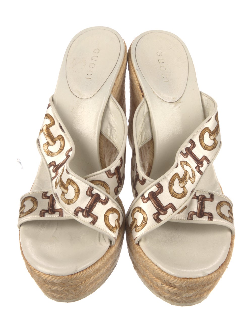 Gucci Satin Printed Espadrilles - image 3