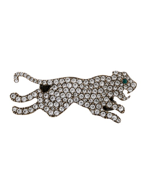 Gucci Crystal Tiger Double Ring