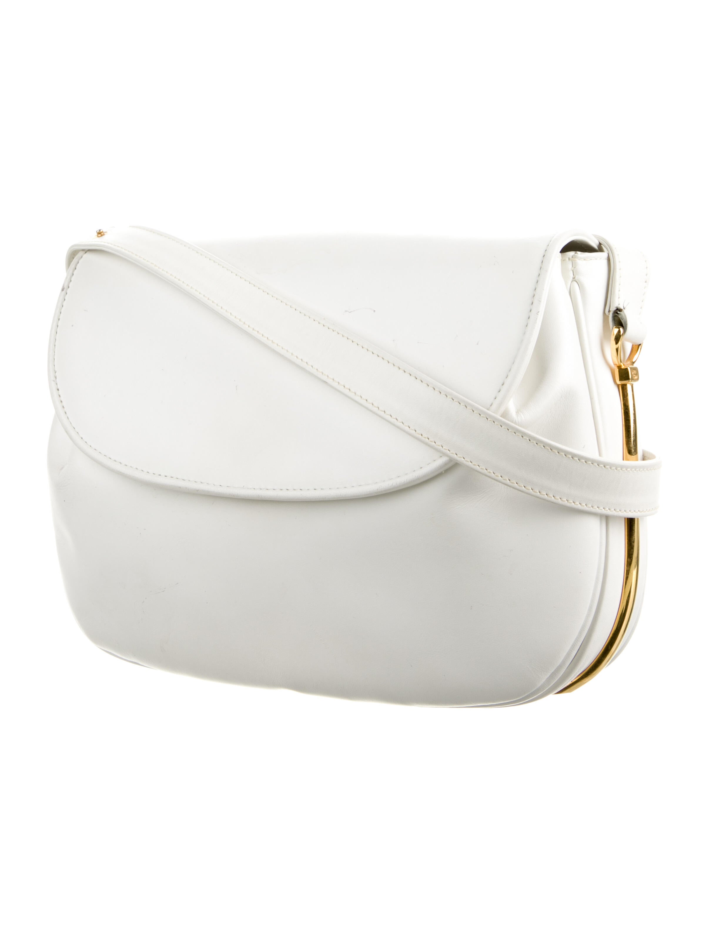 Gucci Leather Crossbody Bag White Crossbody Bags, Handbags