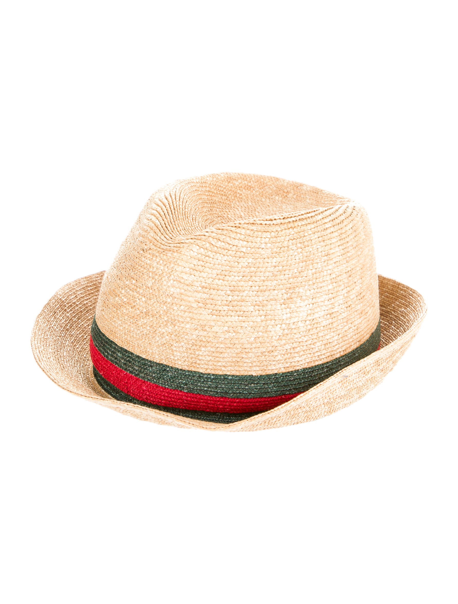 Gucci Straw Fedora Hat Neutrals Hats, Accessories GUC1065690 The