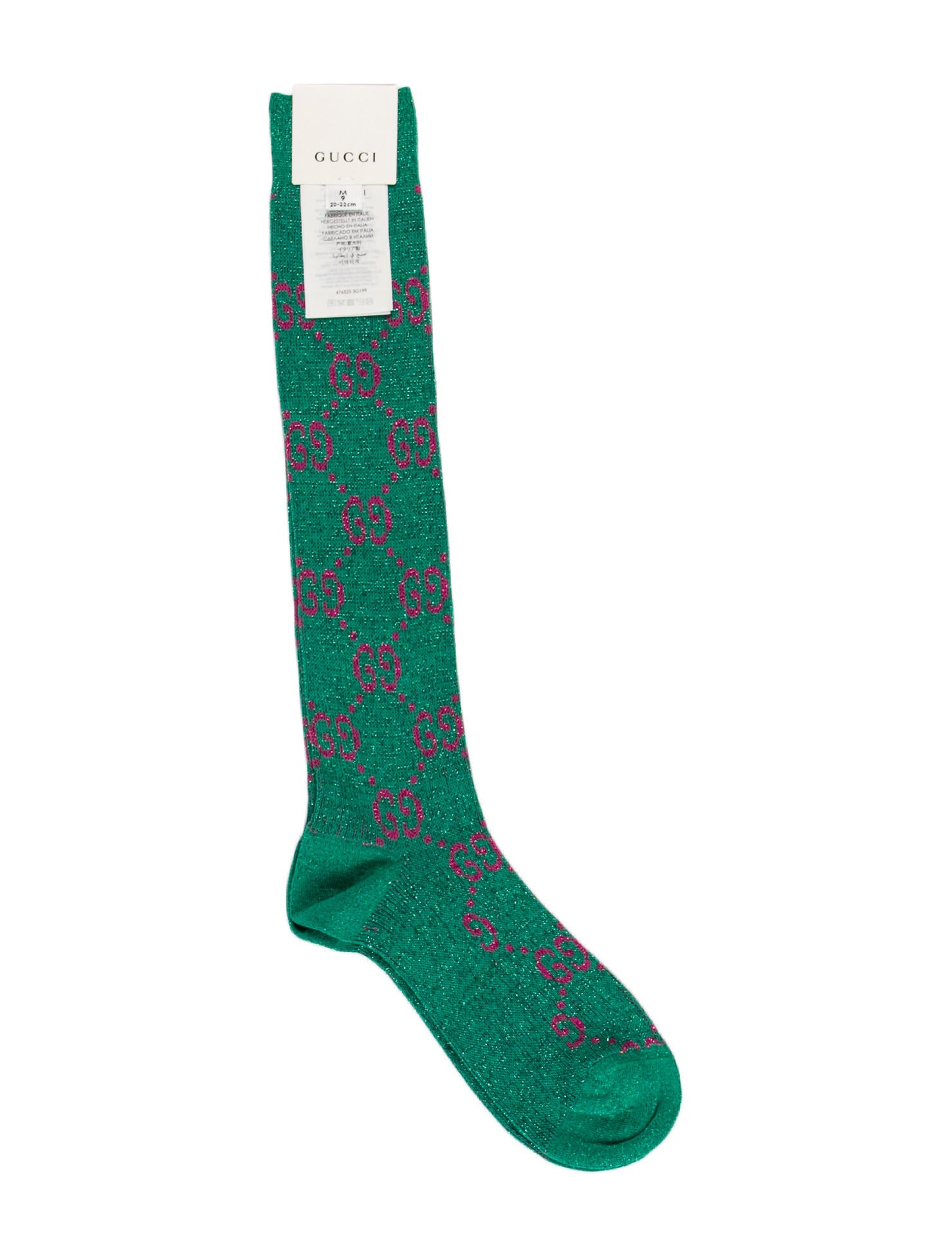 Gucci GG Knit Socks w/ Tags Green Socks, Accessories GUC1065904