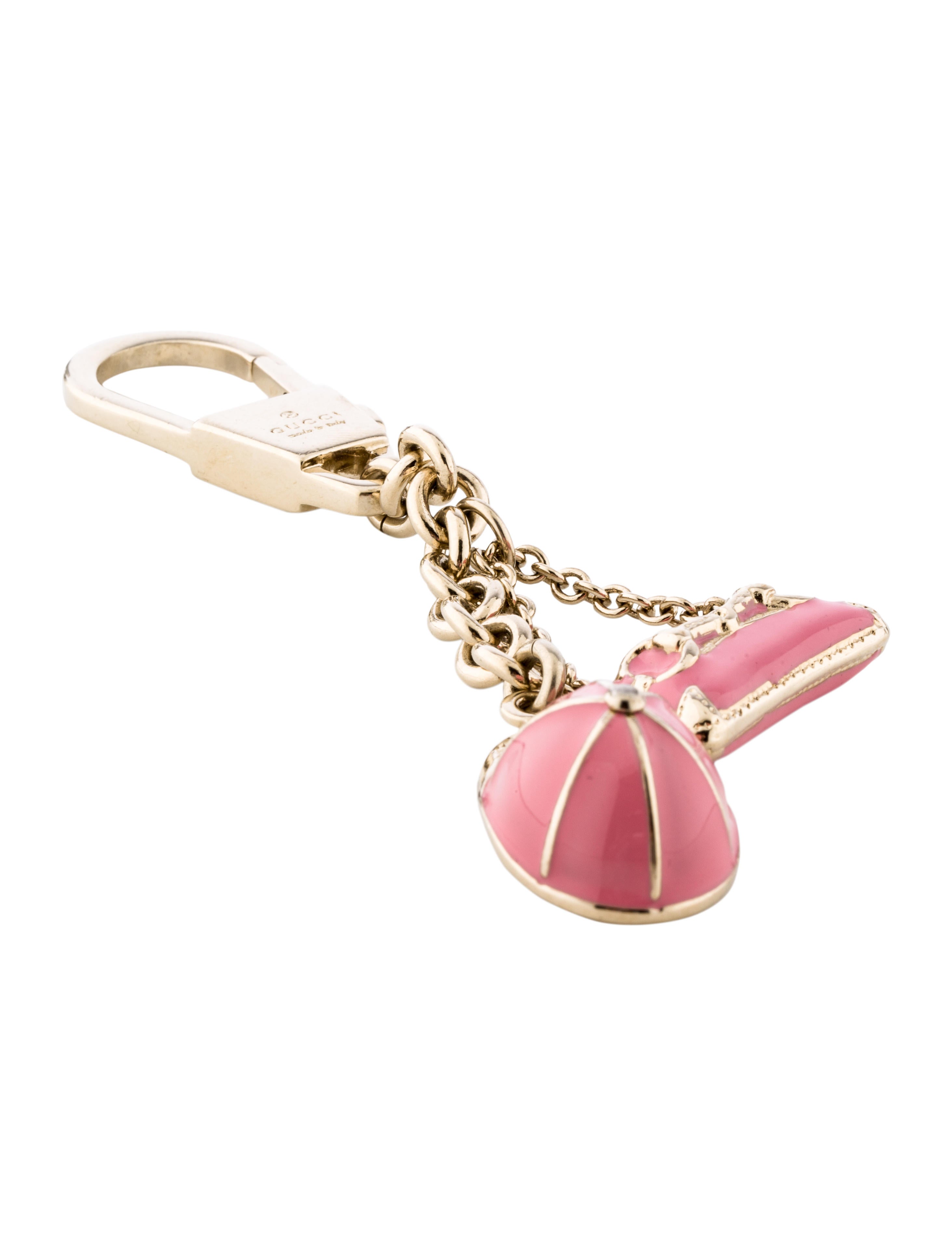 Gucci Charm Keychain Gold, GoldTone Metal Keychains, Accessories