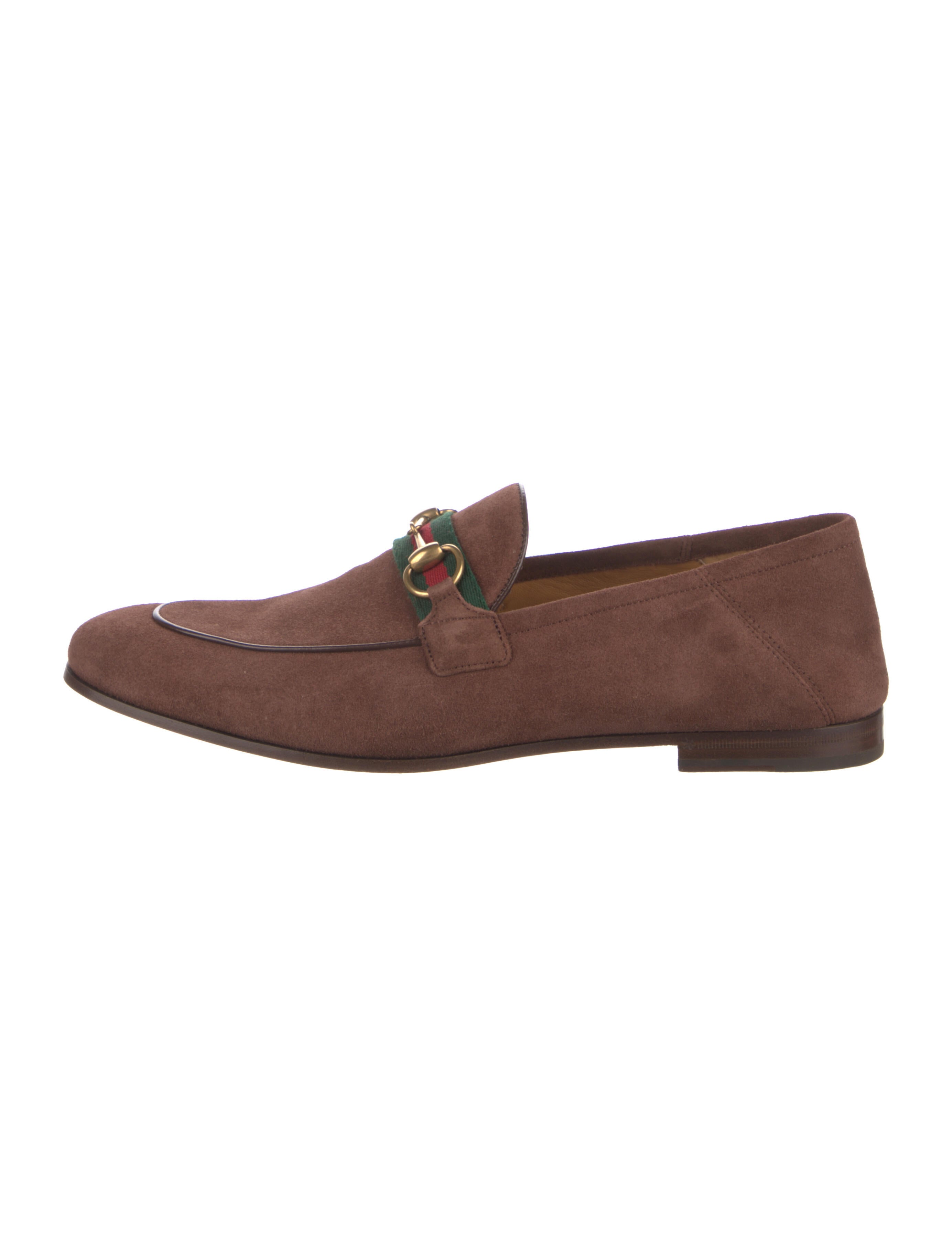 Gucci Brixton Web Accent Loafers w 