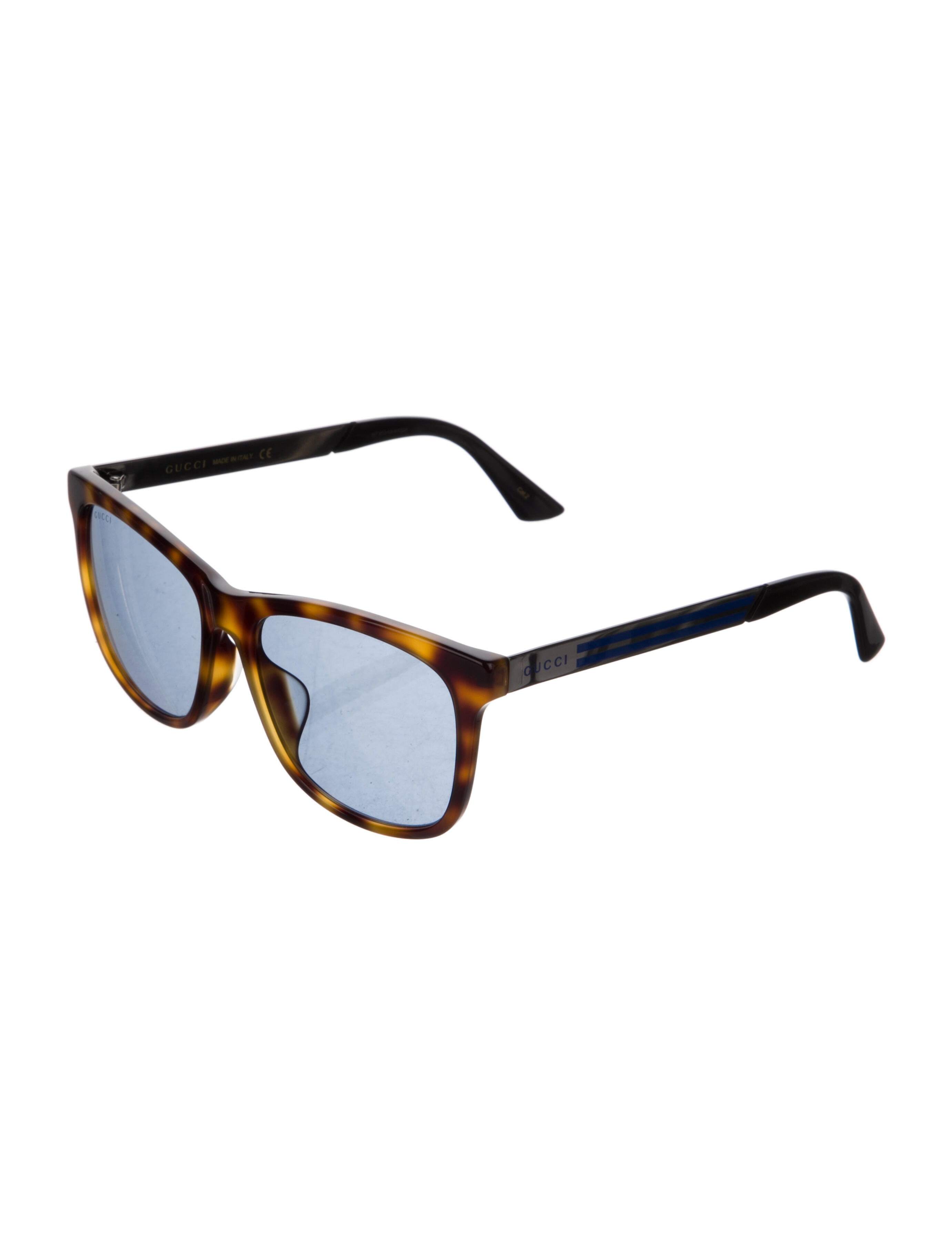 Gucci Horsebit Shield Sunglasses Brown Sunglasses, Accessories