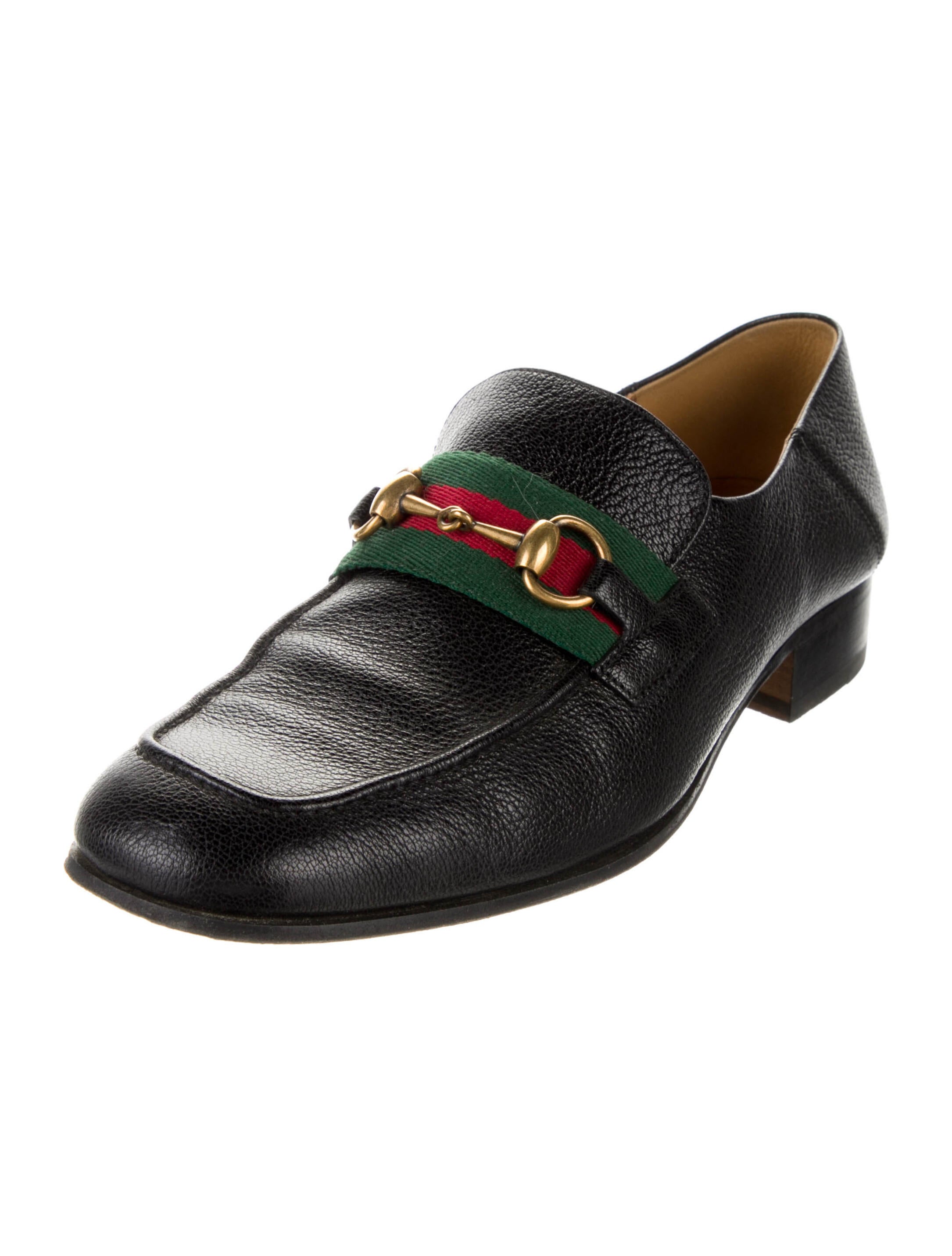 Gucci Alligator, Lizard & Ostrich Loafers Black Loafers, Shoes GUC141805 The RealReal