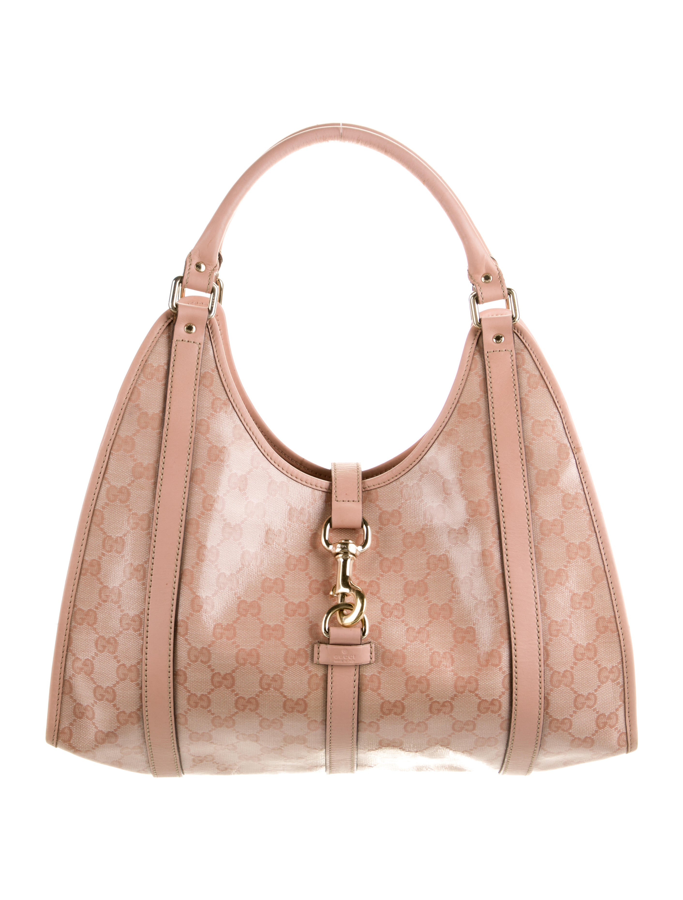 Gucci GG Crystal Medium Joy Shoulder Bag Pink Shoulder Bags, Handbags