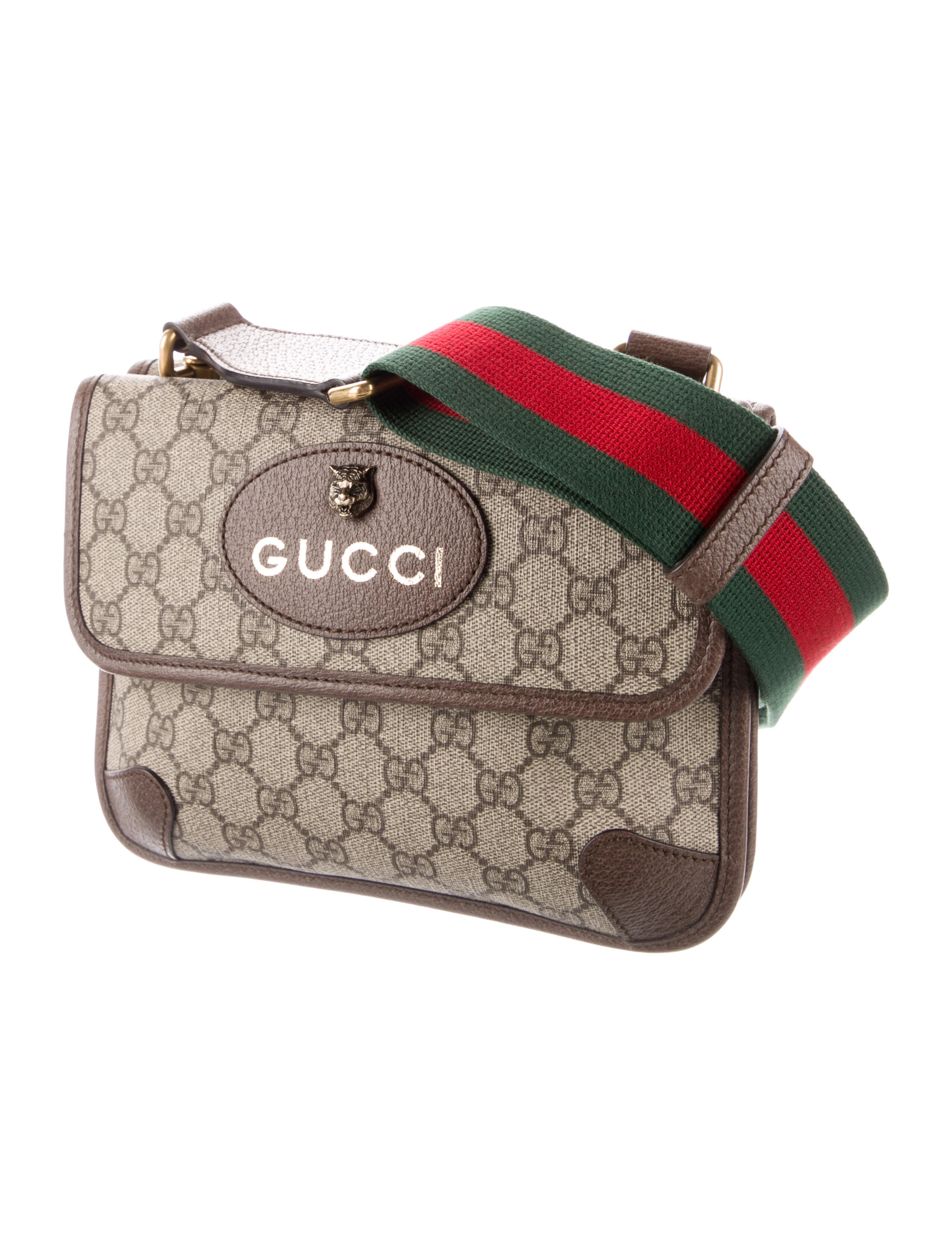 Gucci GG Supreme Neo Vintage Small Messenger Bag Neutrals Messenger Bags, Bags GUC1082543