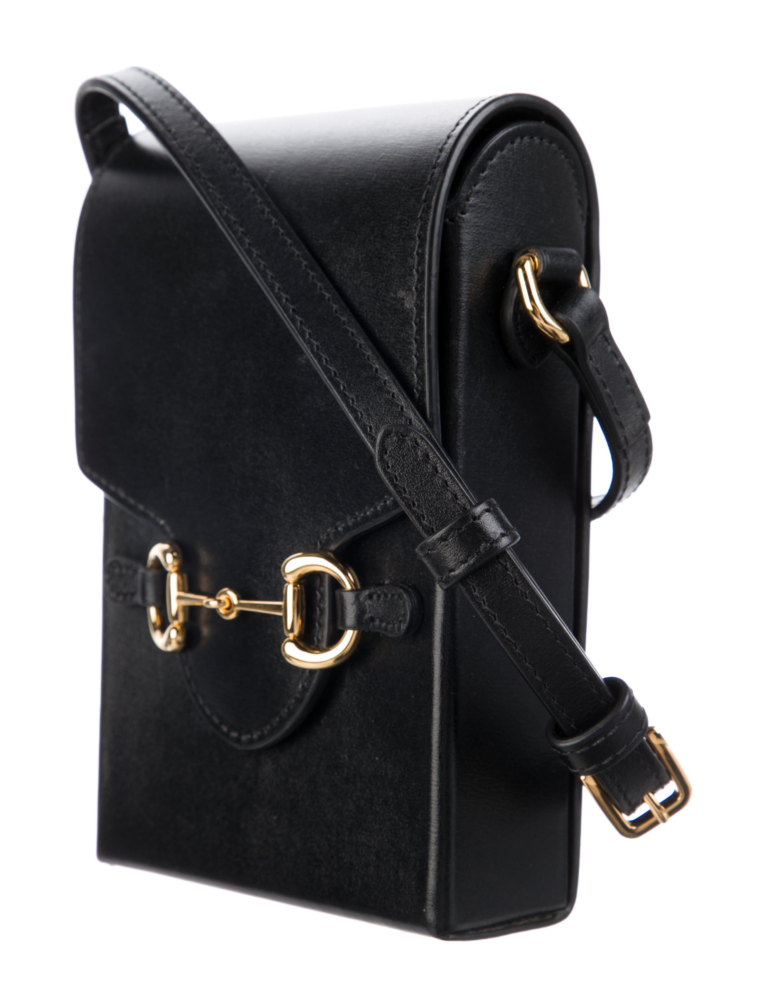 Gucci Horsebit 1955 Mini Crossbody Bag Black Crossbody Bags, Handbags
