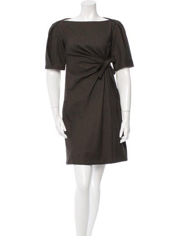 Gucci Patterned Wool Dress