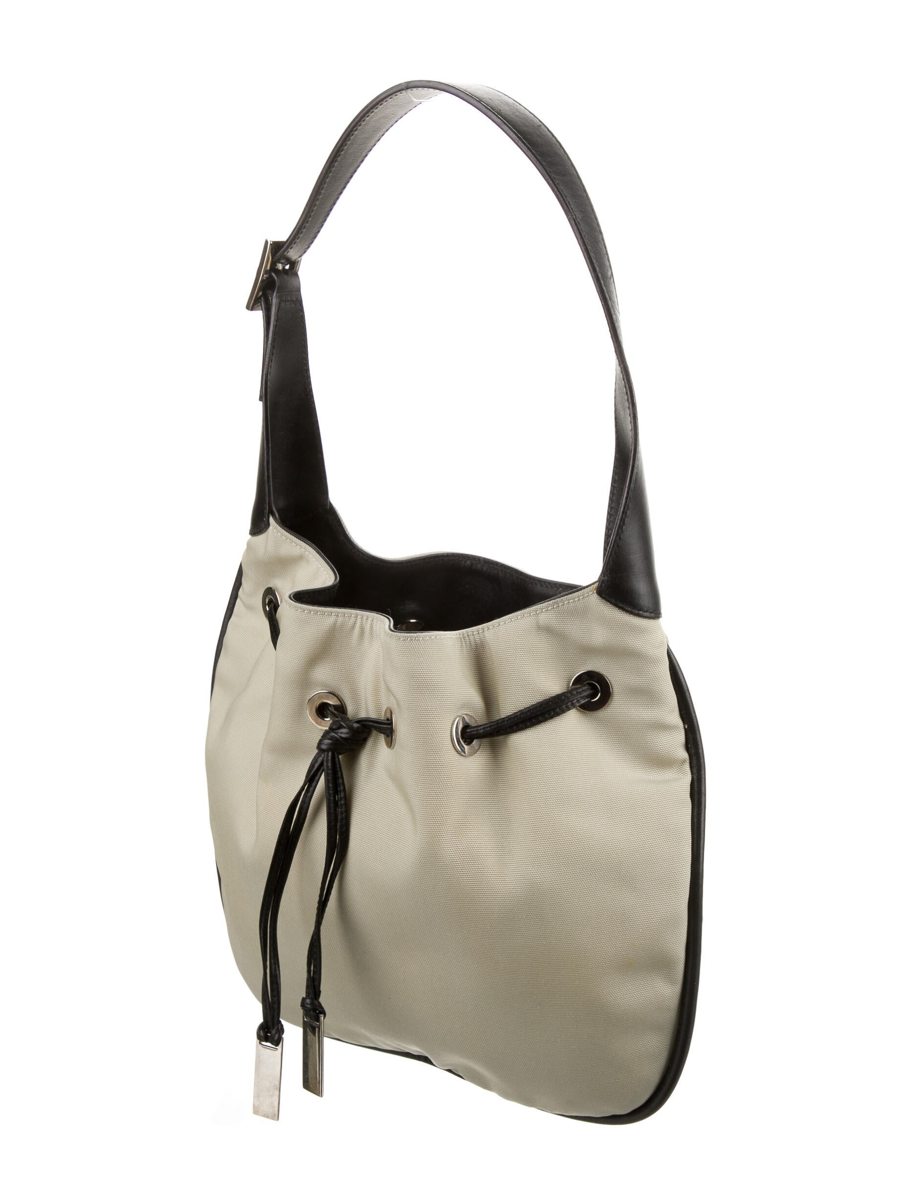 Gucci Nylon Shoulder Bag Neutrals Shoulder Bags, Handbags