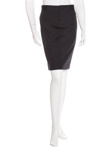 Gucci Silk Pencil Skirt