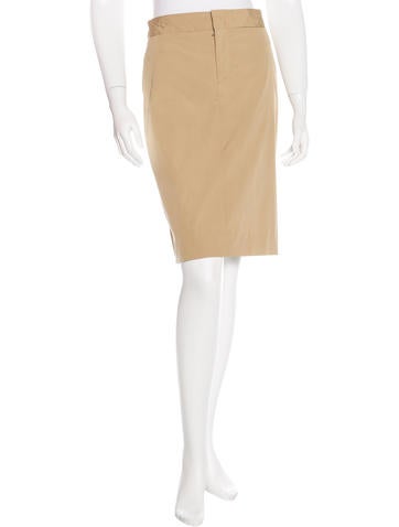 Gucci Knee-Length Silk Skirt