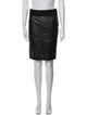 Gucci Leather Knee-Length Skirt
