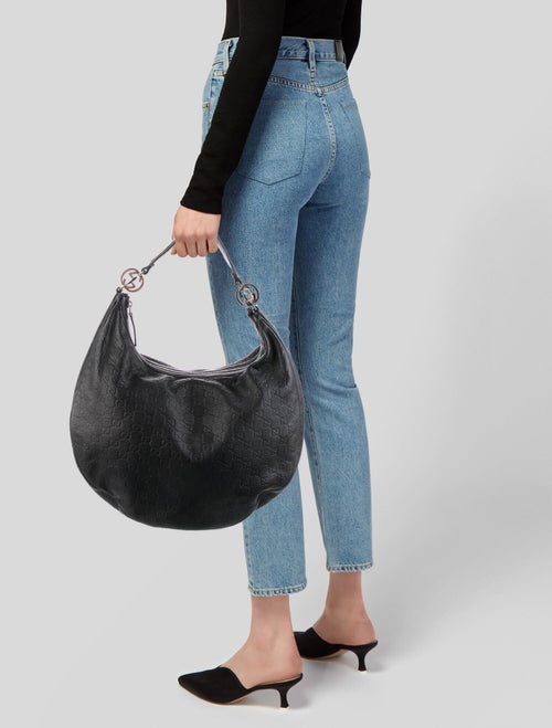 Gucci Large Guccissima Twins Hobo
