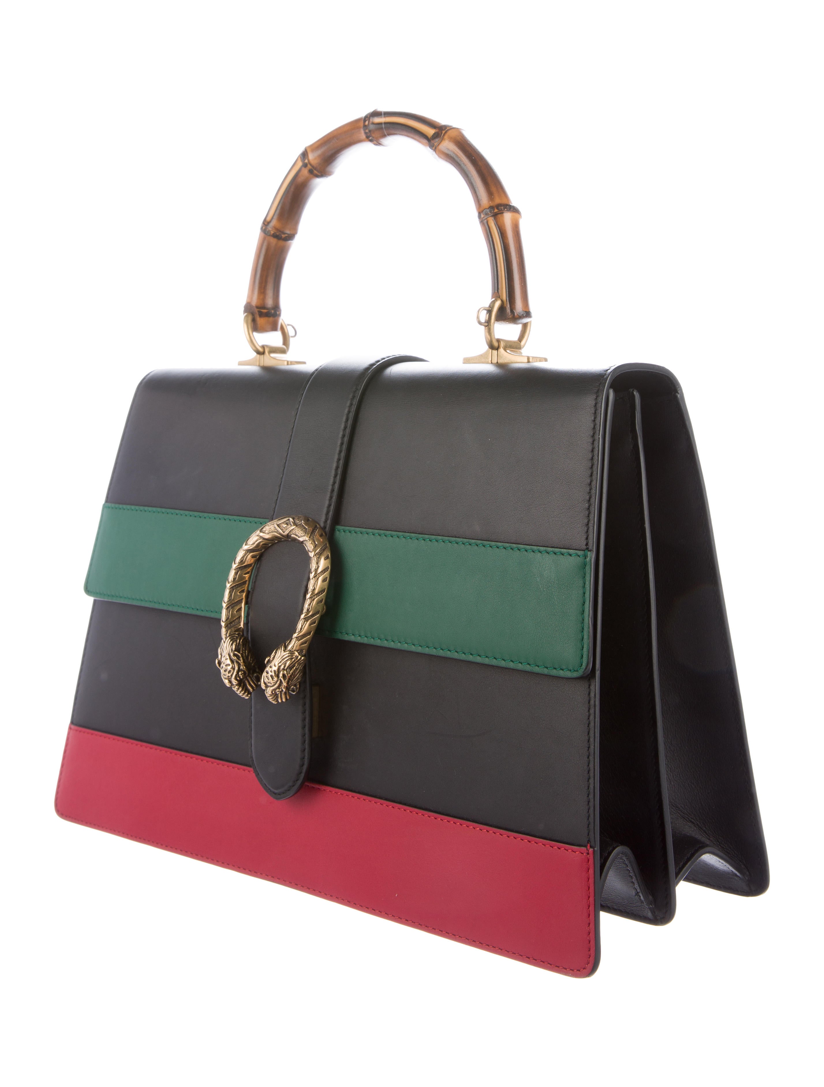 Gucci 2016 Dionysus Leather Top Handle Bag Handbags GUC110732 The